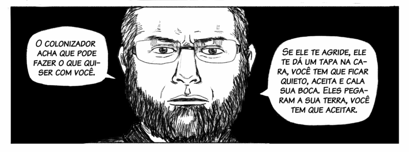 É uma forma de mostrar indignação. E eles começaram a atirar nessas pessoas que estavam jogando pedras. Então a Intifada foi um ano, dois anos, três, quatro, cinco anos… Cerca de 5 mil palestinos morreram. Na primeira Intifada, eu estava lá. Eu sou da região de Ramallah. Eu tinha de 12 a 13 anos, estava começando a enxergar a vida. Já percebia a agressão, a desigualdade, o Apartheid. Hoje em dia a gente tá vendo o que é, mas não começou agora. Sempre foi assim. O colonizador acha que pode fazer o que quiser com você. Se ele te agride, ele te dá um tapa na cara, você tem que ficar quieto, aceita e cala sua boca. Eles pegaram a sua terra, você tem que aceitar.