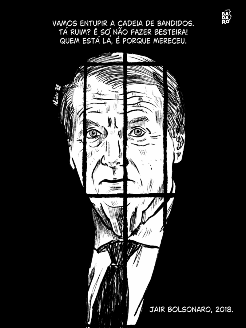 Vamos entupir a cadeia de bandidos. Tá ruim? É só não fazer besteira! Quem está lá, é porque mereceu.