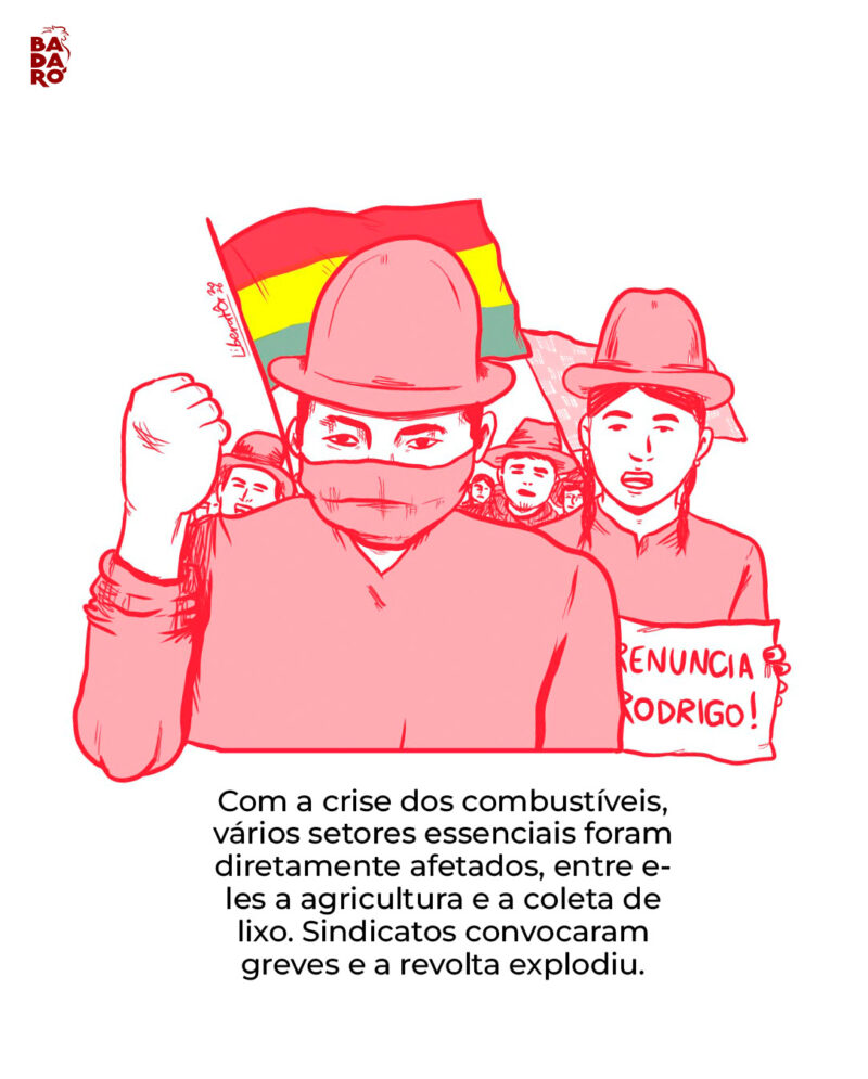 Com a crise dos combustíveis, vários setores essenciais foram diretamente afetados, entre eles a agricultura e a coleta de lixo. Sindicatos convocaram greves e a revolta nas ruas explodiu.